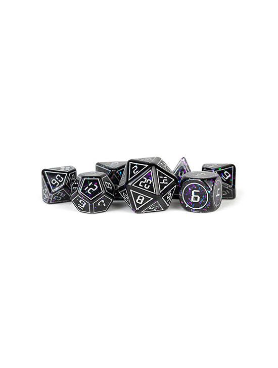 16mm Resin Poly Dice Set Framed Void