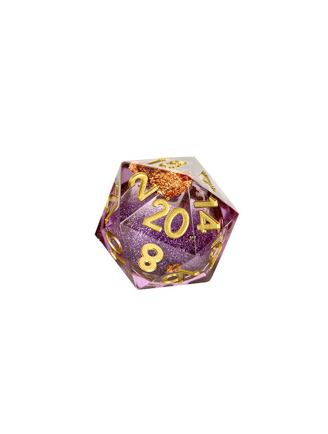 Individual D20 Elixir Liquid Core Dice Aether Abstract