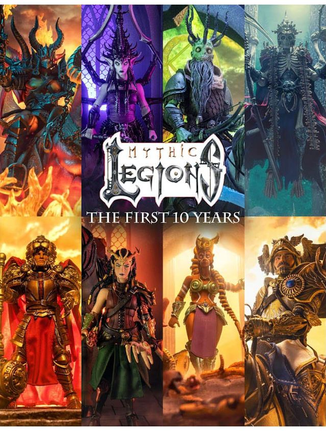 Mythic Legions The First 10 Year Book Hardcover