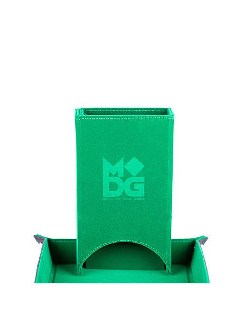 Fold Up Dice Tower Green