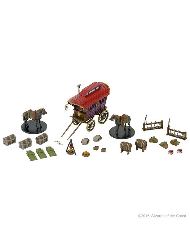 Dungeons & Dragons Icons Of The Realms Monster Menagerie II Adventurers Campsite Premium Set