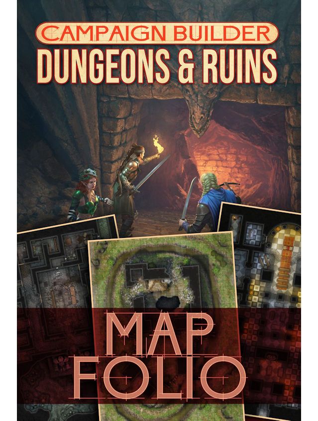 Campaign Builder Dungeons & Ruins Map Folio 5e