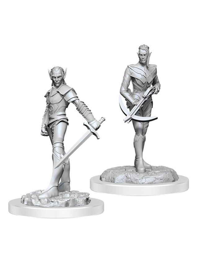Dungeons & Dragons Nolzur's Marvelous Miniatures Drow Fighters (Wave 18)