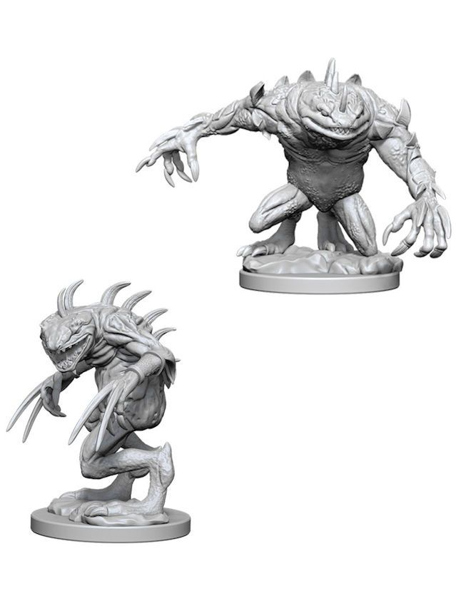 Dungeons & Dragons Nolzur's Marvelous Miniatures Grey Slaad & Death Slaad (Wave 5)