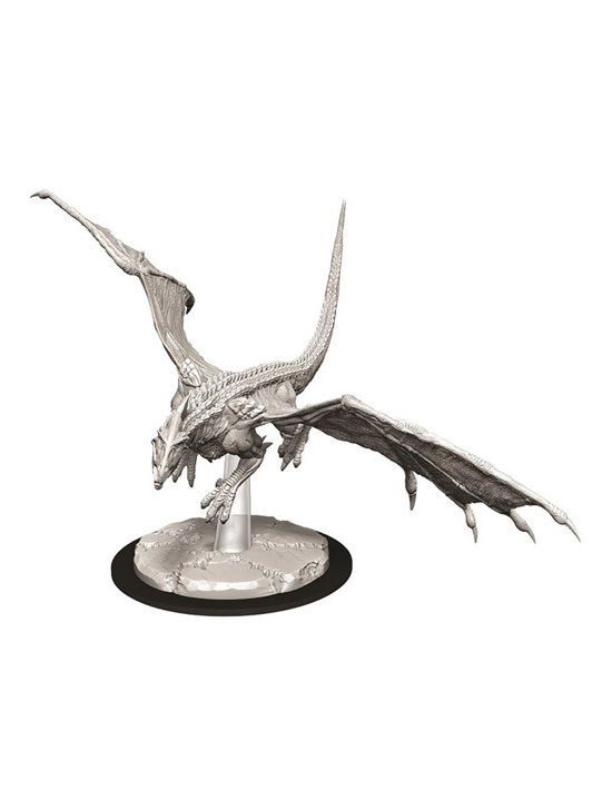 Dungeons & Dragons Nolzur's Marvelous Miniatures Young White Dragon (Wave 9)