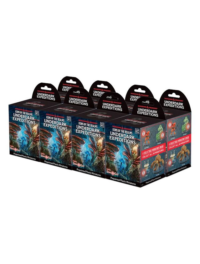 Dungeons & Dragons Icons Of The Realms Underdark Expeditions 8 ct. Booster Brick