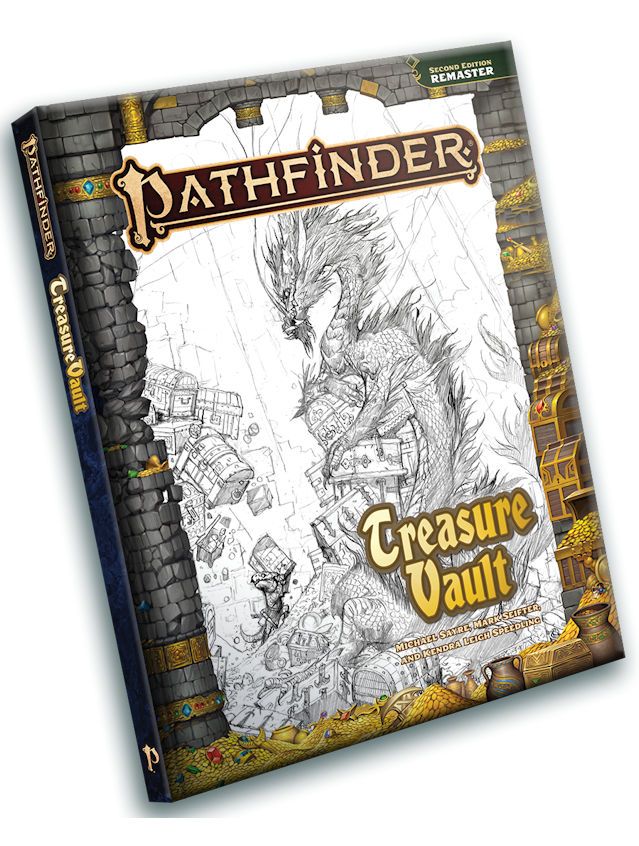 Pathfinder RPG Treasure Vault (Remastered) Sketch Cover