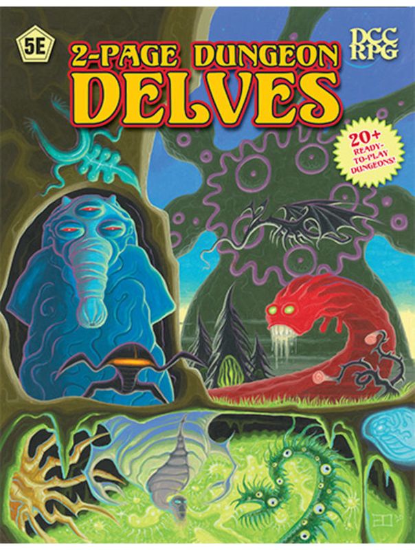 Dungeon Crawl Classics / 5E 2-Page Dungeon Delves
