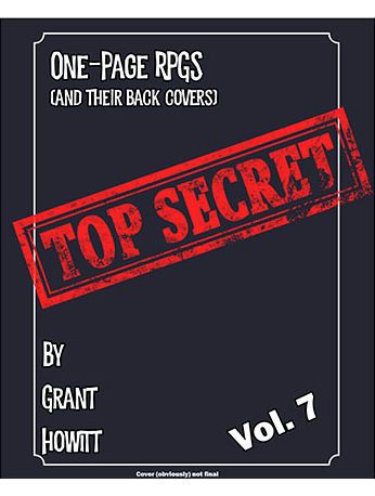 One-Page RPGs Grant Howitts One Pagers Volume 7