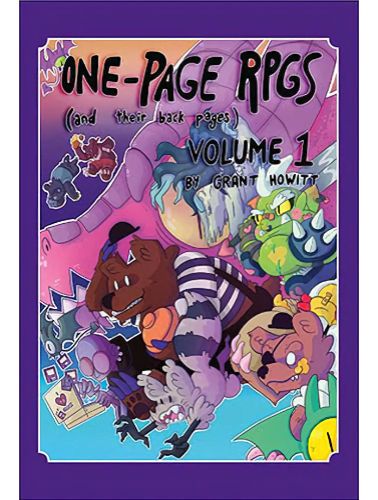 One-Page RPGs Grant Howitts One Pagers Volume 1