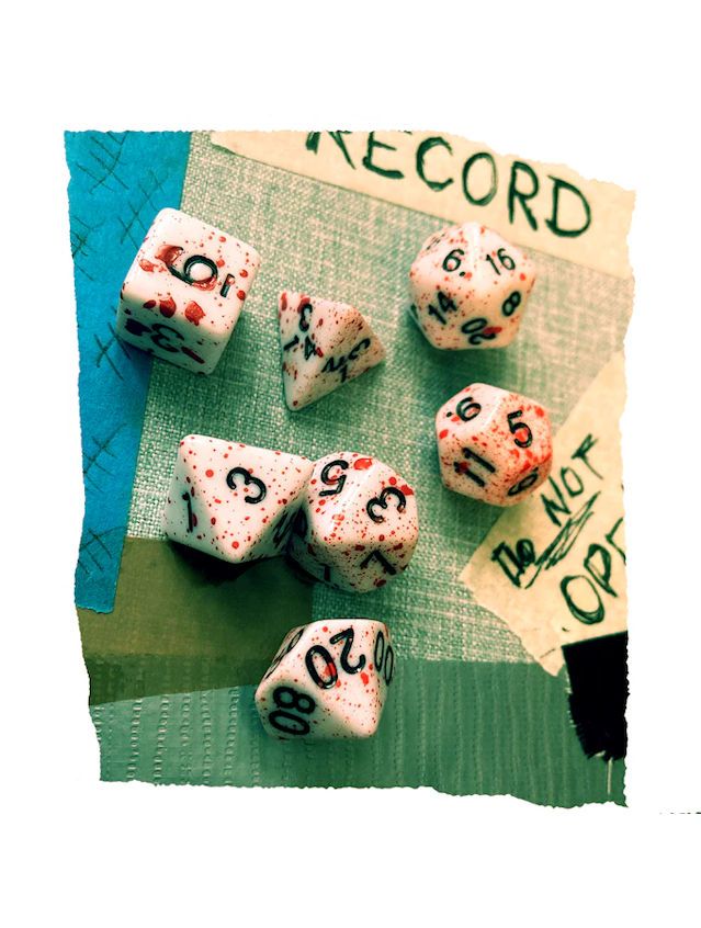 Don't Play This Game Cursed Dice Set
