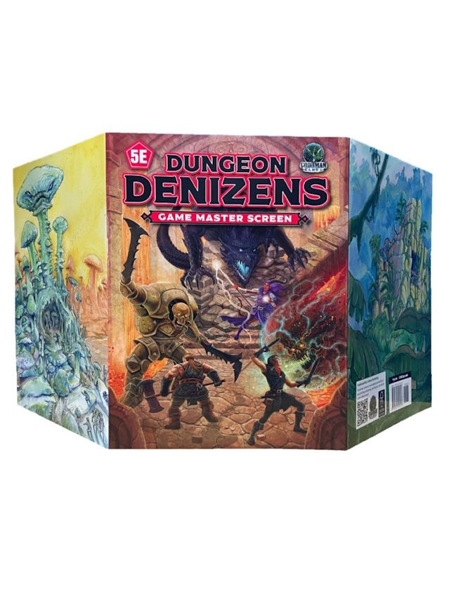 Dungeon Denizens Game Master Screen 5E