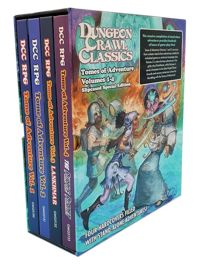 Dungeon Crawl Classics Tome Of Adventure Volume 1 - 4 Slipcase