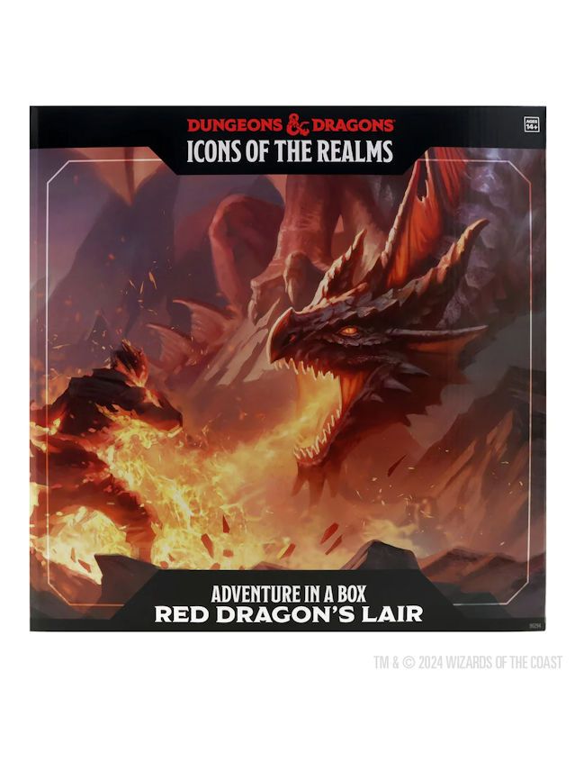 Dungeons & Dragons Icons Of The Realms Adventure In A Box Red Dragon's Lair