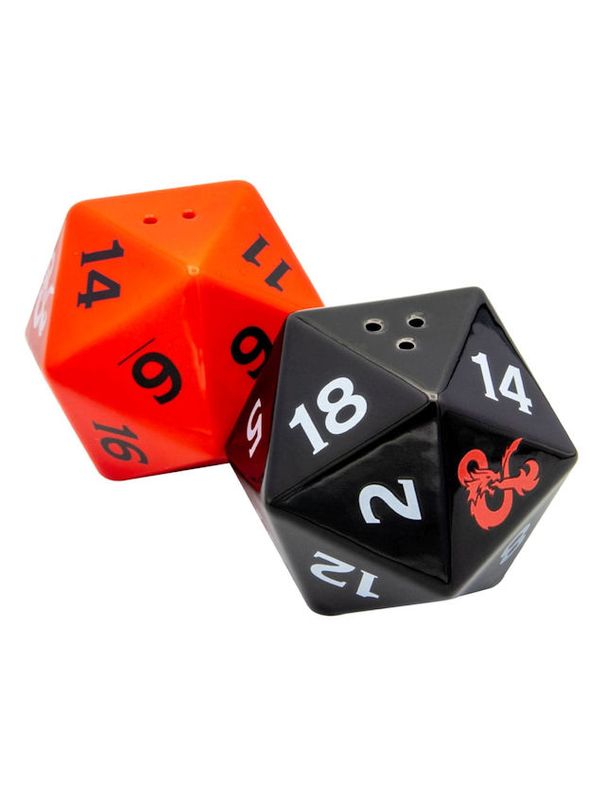 Dungeons & Dragons 3D Salt And Pepper Shaker Dice