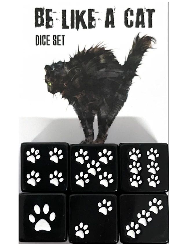 Be Like A Cat RPG Dice Pack