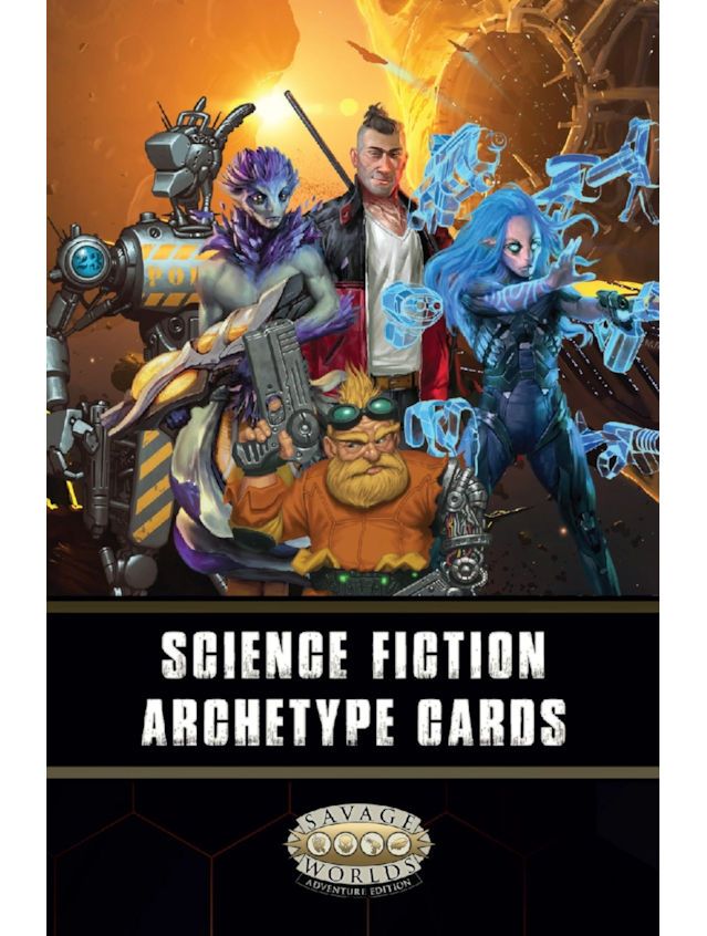 Savage Worlds Science Fiction Archetype Cards