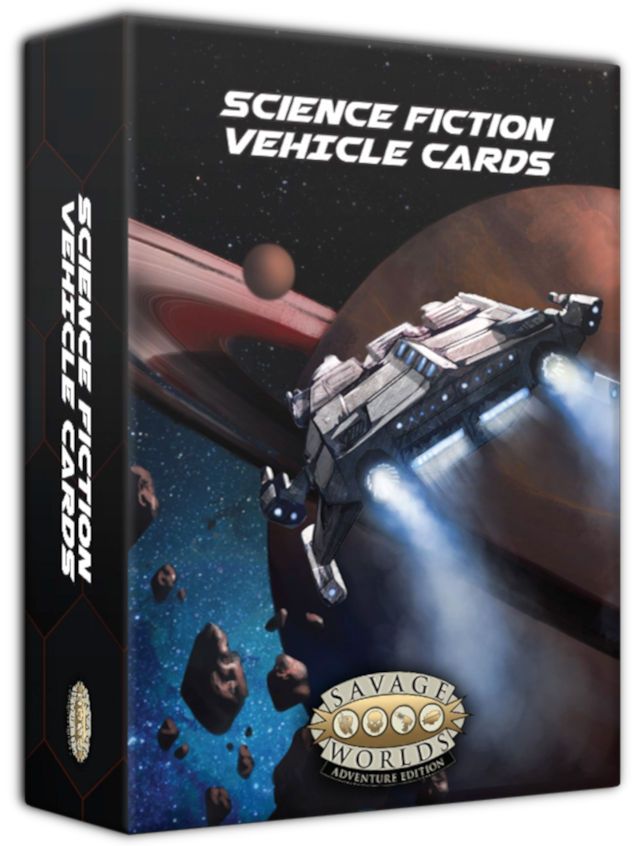 Savage Worlds Science Fiction Vehicle Cards Set
