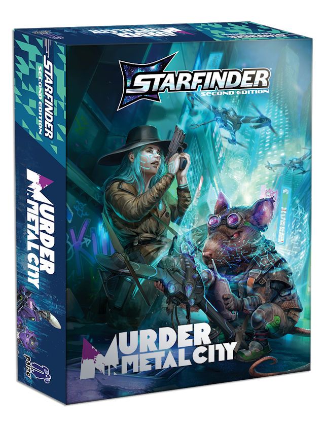 Starfinder RPG 2E Murder In Metal City Deluxe Adventure