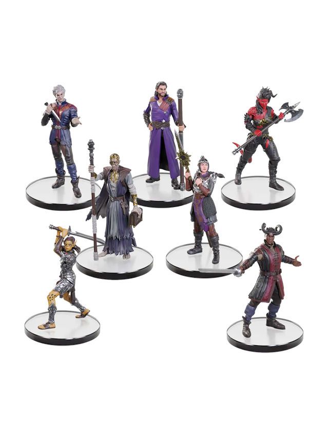 Dungeons & Dragons Icons Of The Realms Baldurs Gate 3 Character Miniatures Boxed Set