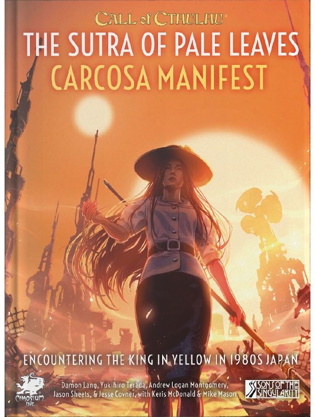 Call Of Cthulhu The Sutra Of Pale Leaves Twin Suns Rising (Manifest Cover)
