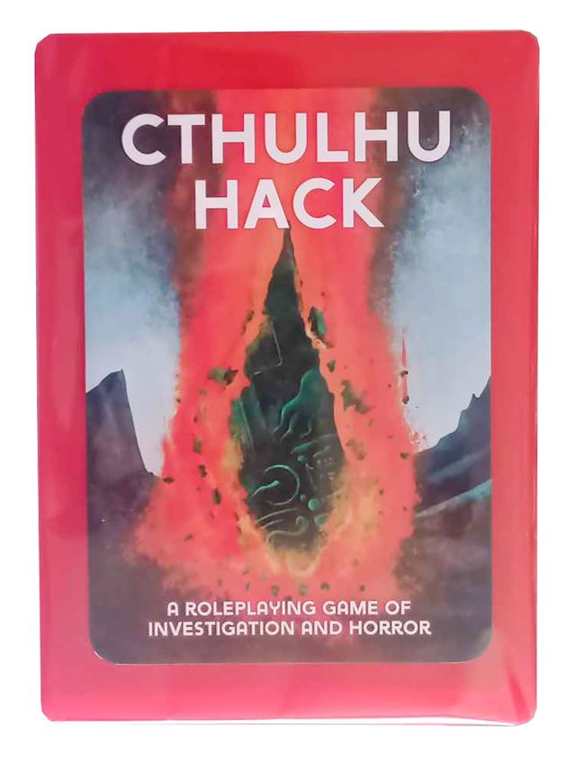 Cthulhu Hack RPG Core Rules 2E Meteor Red Deep Box