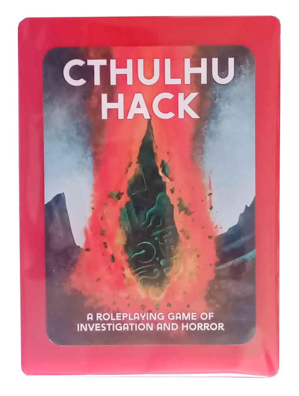 Cthulhu Hack RPG Core Rules 2E Meteor Red Deep Box