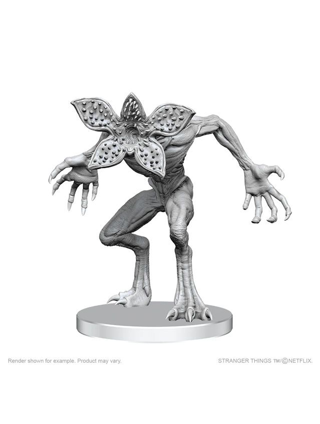 Stranger Things Unpainted Miniatures Demogorgons
