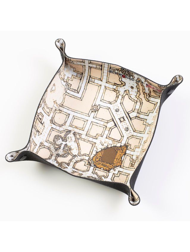 Dungeon Geo Inked Adventures Square Folding Dice Tray