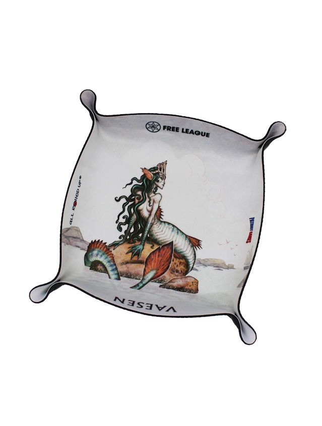 Vaesen Square Folding Dice Tray The Watchful Mermaid