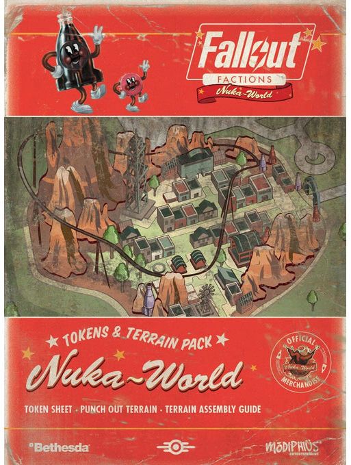Fallout Factions Miniatures Game Tokens And Terrain Pack 1