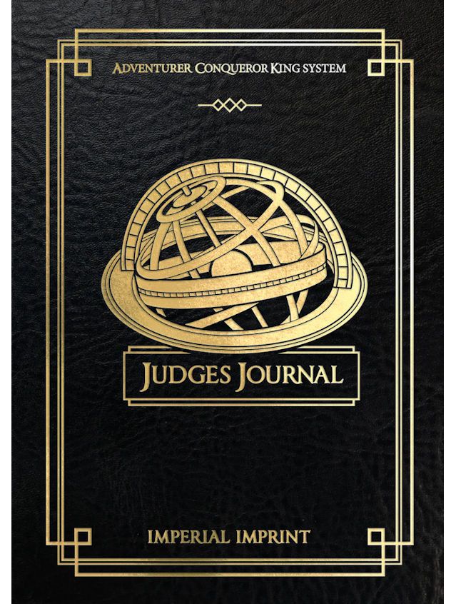Adventurer Conqueror King System II Revised Judges Journal (ACKS II)