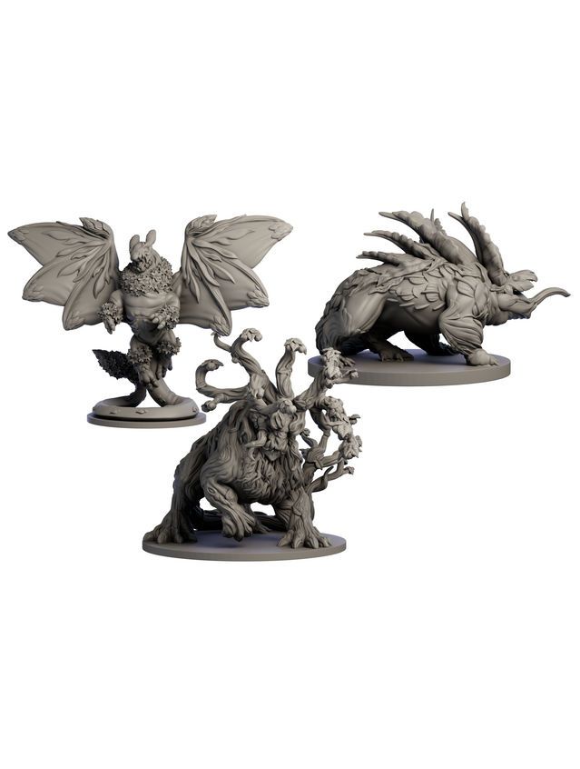 Field Guide to Floral Dragons Dragon Botanists Miniatures Set