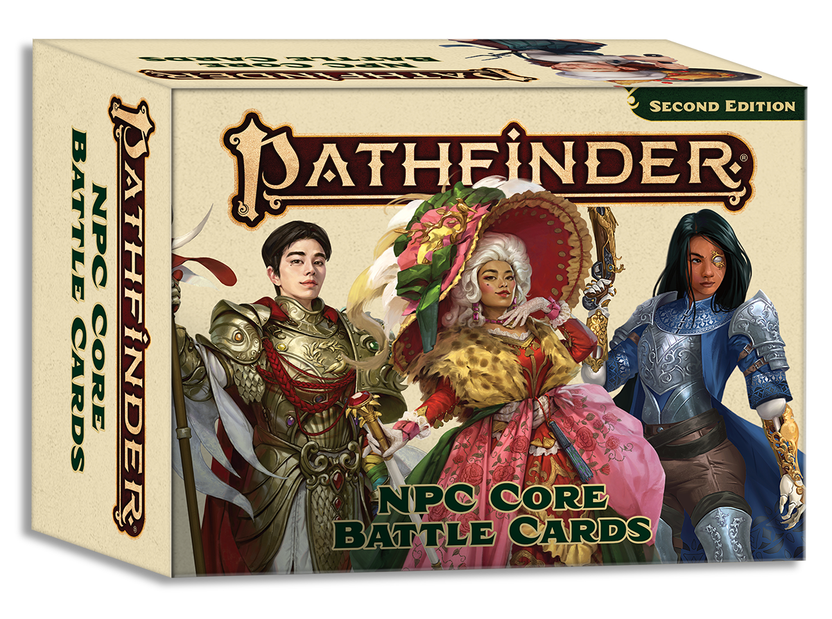 Pathfinder RPG NPC Core Battle Cards