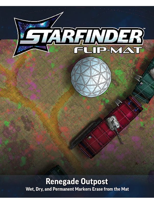 Starfinder RPG Flip-Mat Renegade Outpost Starfinder RPG Flip-Mat Renegade Outpost