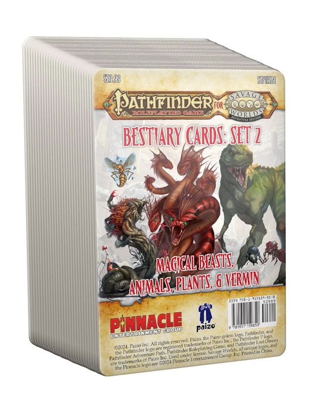 Savage Worlds Pathfinder Bestiary Card Pack #2