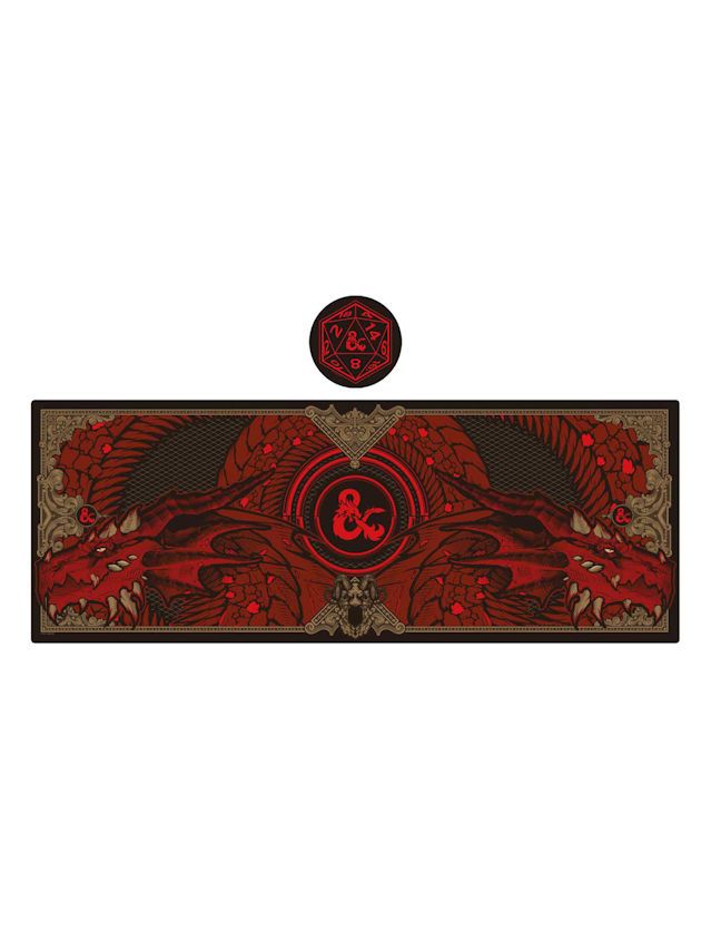 Dungeons & Dragons Desk Pad & Coaster Set Graphic Dungeons & Dragons Desk Pad & Coaster Set Graphic