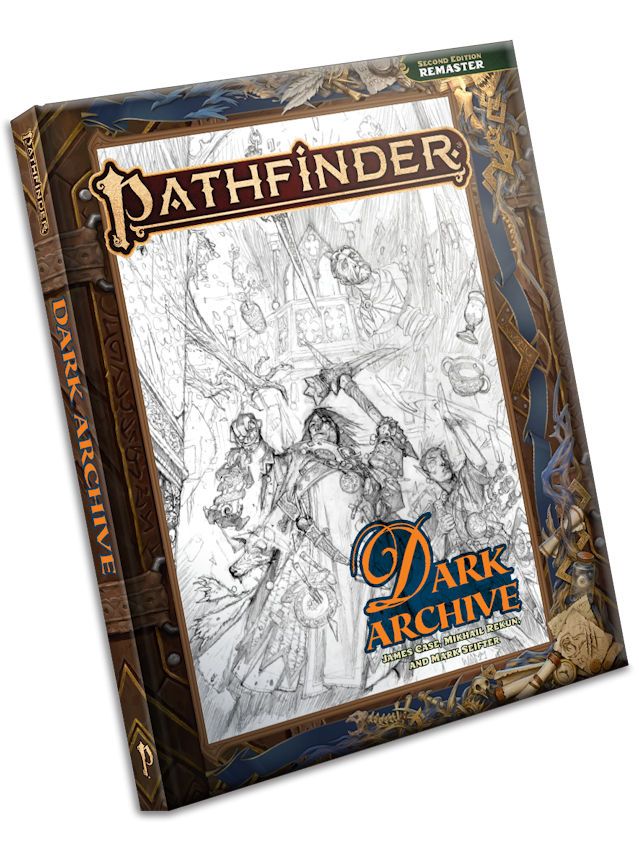 Pathfinder RPG Dark Archive (Remastered) Sketch Cover