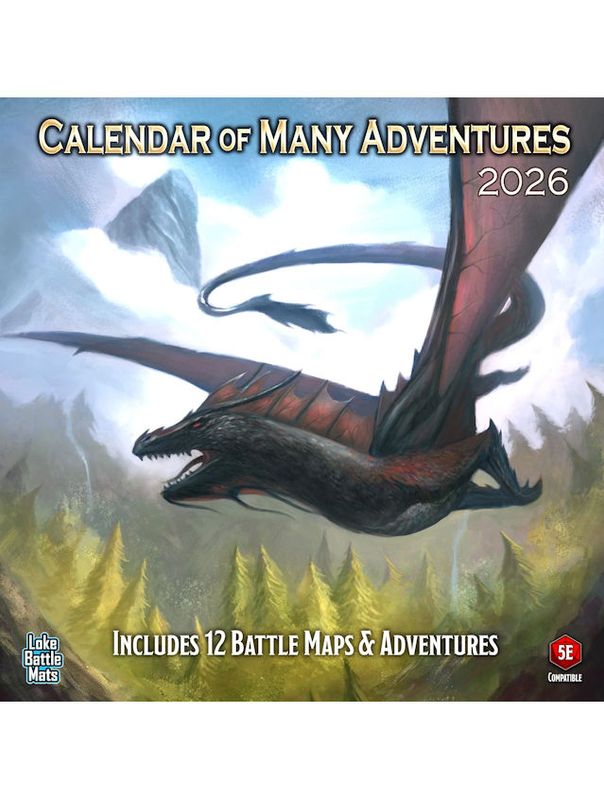 Calendar Of Many Adventures 2026