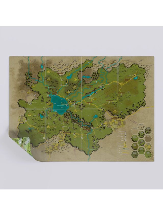 Dolmenwood Double-Sided Player/Referee's Poster Map Dolmenwood Double-Sided Player/Referee's Poster Map