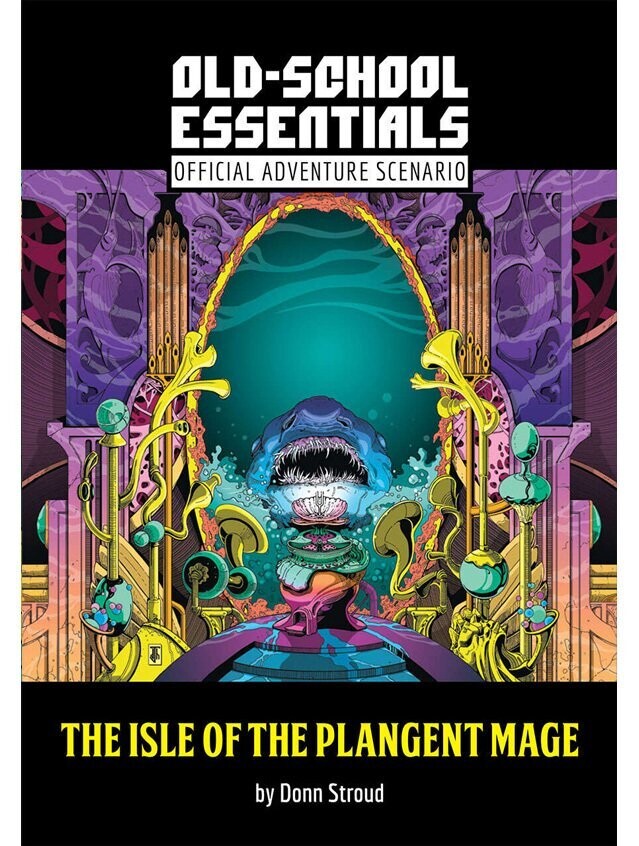 Old-School Essentials Official Adventure Scenario The Isle Of The Plangent Mage