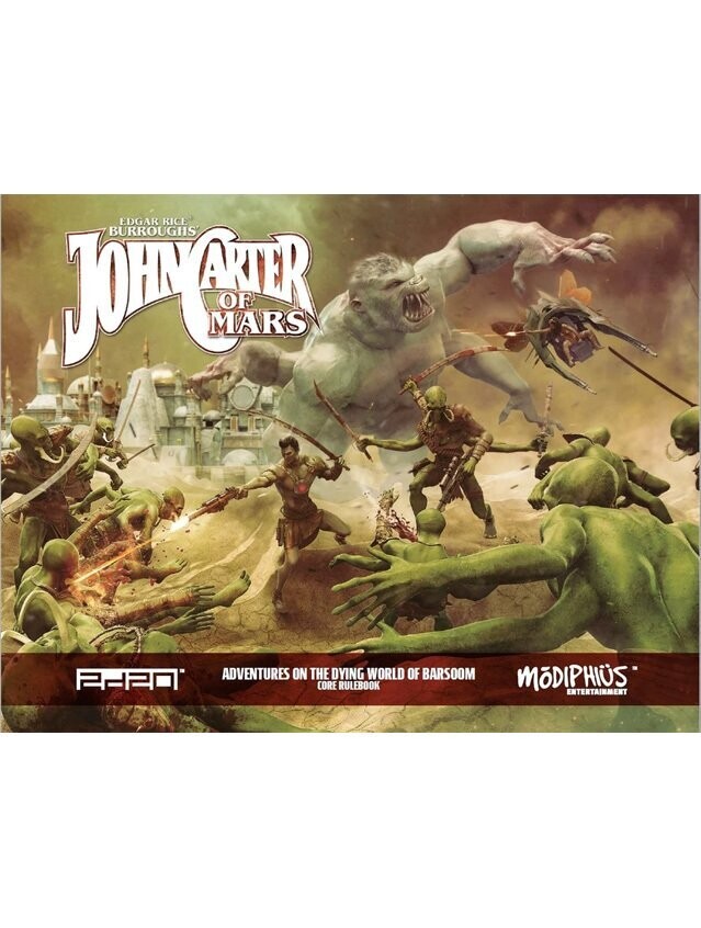 John Carter Of Mars Adventures On The Dying World Of Barsoom Core Rulebook