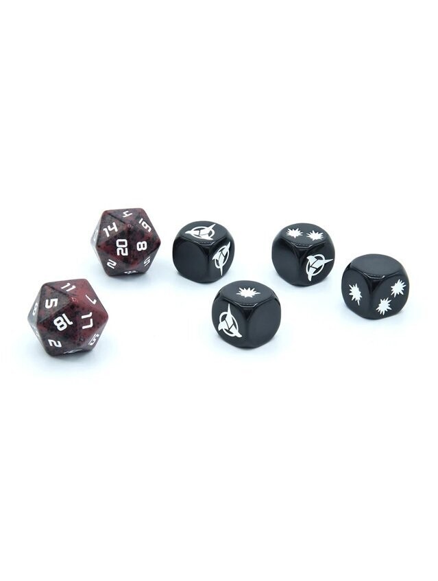 Star Trek Adventures RPG Klingon Dice Set Star Trek Adventures RPG Klingon Dice Set