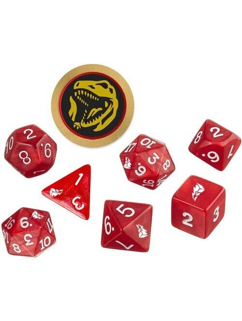 Power Rangers Roleplaying Game Red Dice Set Power Rangers Roleplaying Game Red Dice Set