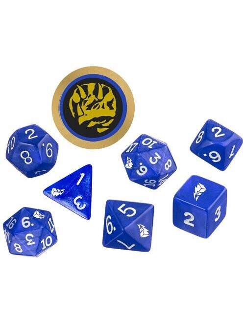 Power Rangers Roleplaying Game Blue Dice Set Power Rangers Roleplaying Game Blue Dice Set