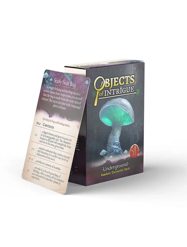 Objects Of Intrigue Underground Deck 5e
