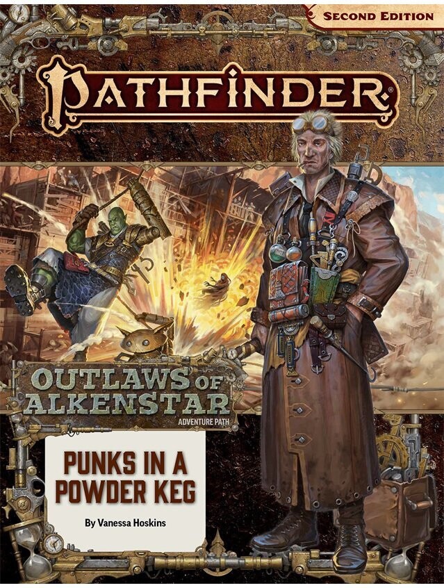 Pathfinder RPG Outlaws Of Alkenstar #1 Punks In A Powderkeg Pathfinder RPG Outlaws Of Alkenstar #1 Punks In A Powderkeg