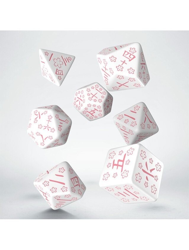 Japanese Dice Set Cherry Blossom Petals Japanese Dice Set Cherry Blossom Petals