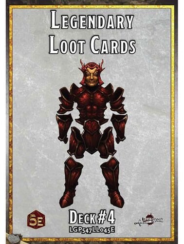 Legendary Loot Cards Deck #4 5e Legendary Loot Cards Deck #4 5e
