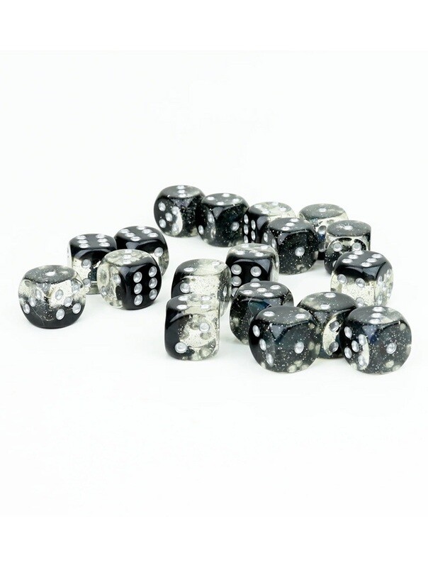 12mm Spades 18 x D6 Dice Set